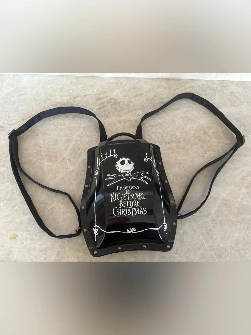 Vintage Boblbee The Nightmare Before Christmas Hard Shell Mini Backpack